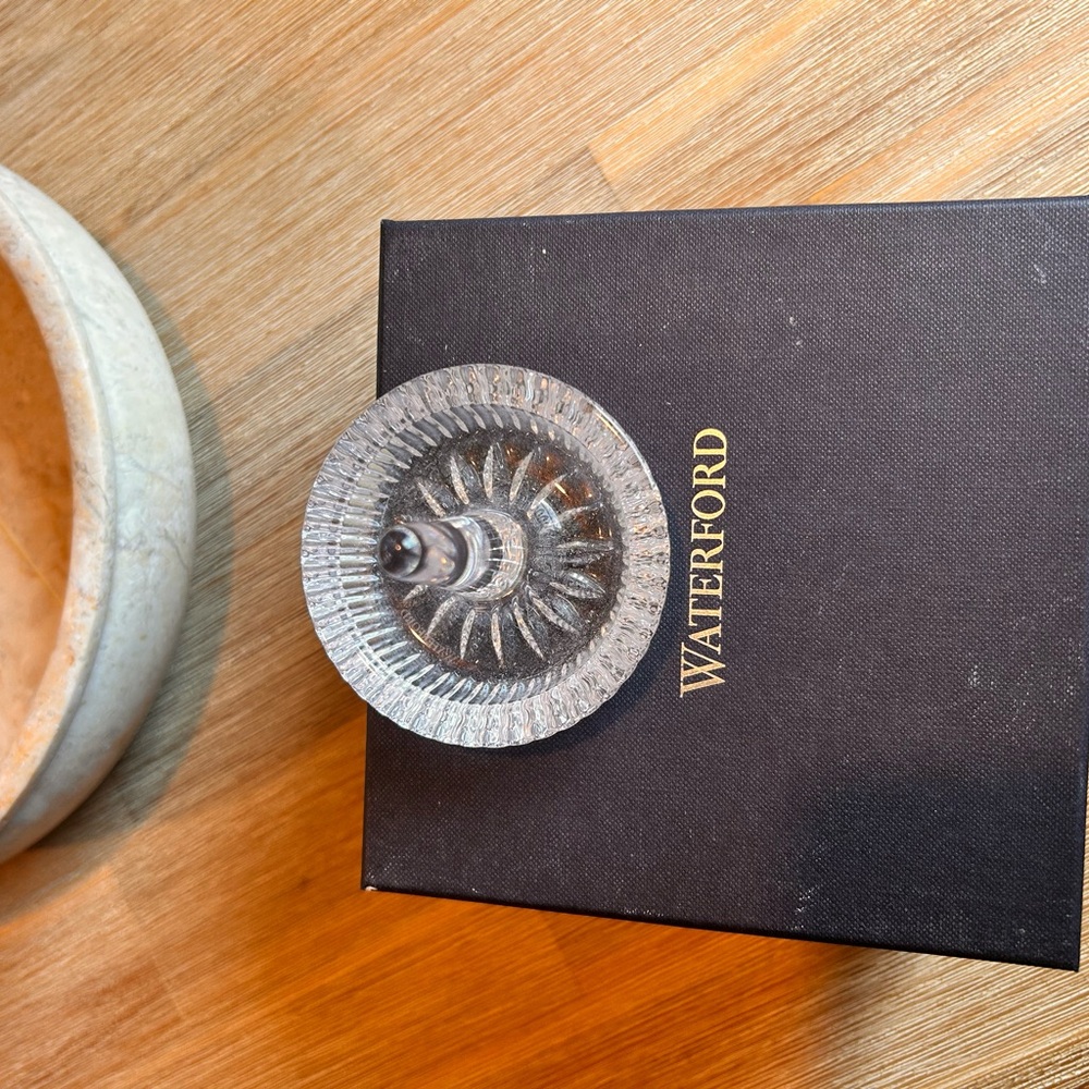 Waterford Clear Crystal Ring Holder